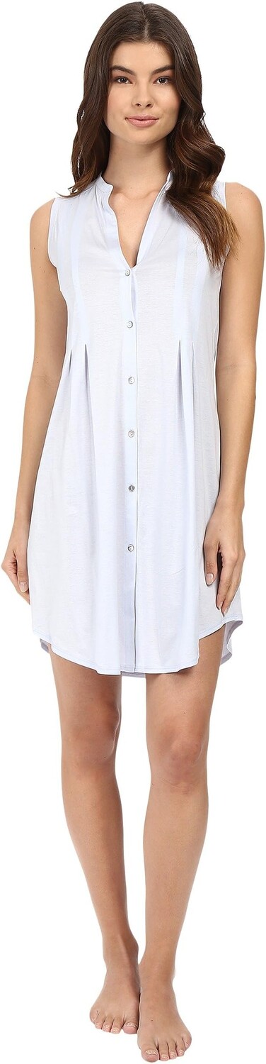 Хлопковая ночная рубашка на пуговицах спереди на бретелях Deluxe Hanro, цвет Blue Glow
Хлопковая ночная рубашка на пуговицах спереди на бретелях Deluxe Hanro, цвет Blue Glow