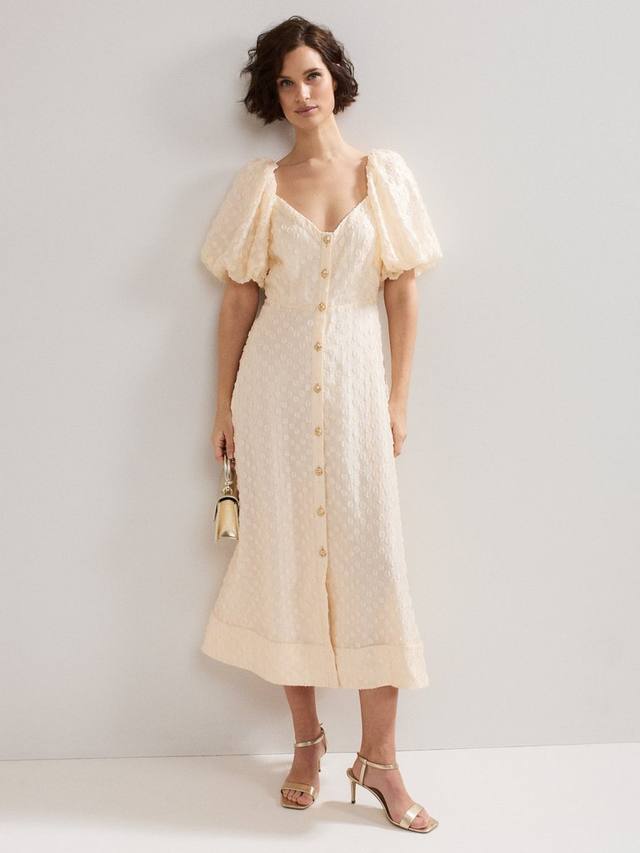 Текстурированное платье миди Bonnie Spot Phase Eight, Cream
Текстурированное платье миди Bonnie Spot Phase Eight, Cream