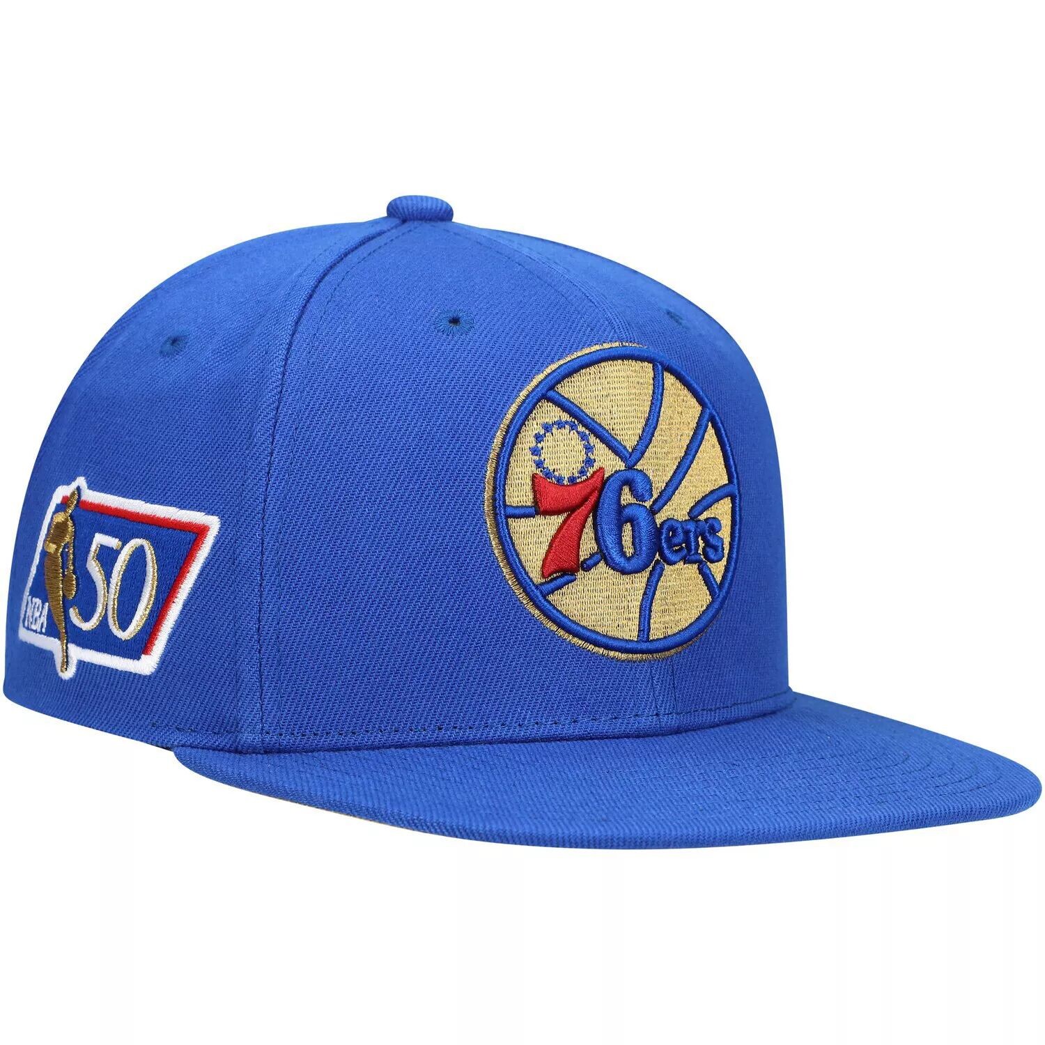 Мужская бейсболка Snapback к 50-летию Mitchell & Ness Royal Philadelphia 76ers
Мужская бейсболка Snapback к 50-летию Mitchell & Ness Royal Philadelphia 76ers