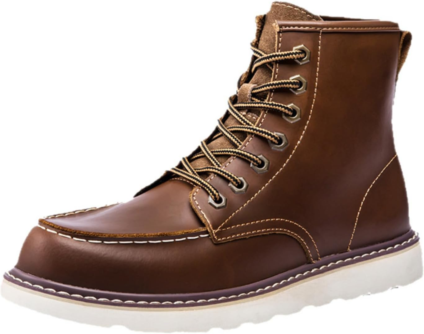 Мужские ретро-башмаки MACEFIL из кожи, боевые ботинки с массивной подошвой, классические шнуровкой, удобные мотоботинки для промышленного использования, коричневый
Мужские ретро-башмаки MACEFIL из кожи, боевые ботинки с массивной подошвой, классические шнуровкой, удобные мотоботинки для промышленного использования, коричневый