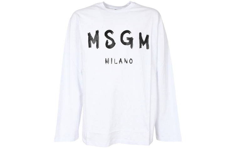 Футболка с длинным рукавом с логотипом MSGM, белый
Футболка с длинным рукавом с логотипом MSGM, белый
