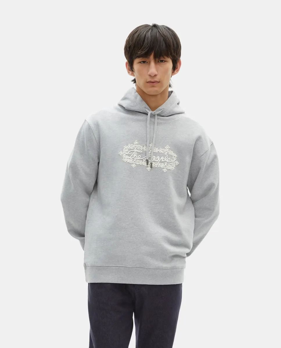 Мужская толстовка с капюшоном и вышитым логотипом The Kooples, серый
Мужская толстовка с капюшоном и вышитым логотипом The Kooples, серый