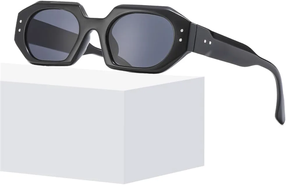 Ретро-солнцезащитные очки неправильной многоугольной формы, контрастные цвета, универсальные, для активного отдыха, широкие дужки, защита от УФ-излучения KTUCN, Black
Ретро-солнцезащитные очки неправильной многоугольной формы, контрастные цвета, универсальные, для активного отдыха, широкие дужки, защита от УФ-излучения KTUCN, Black