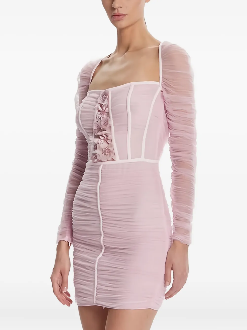 Платье из тюля с 3D-цветами Elisabetta Franchi, розовый
Платье из тюля с 3D-цветами Elisabetta Franchi, розовый