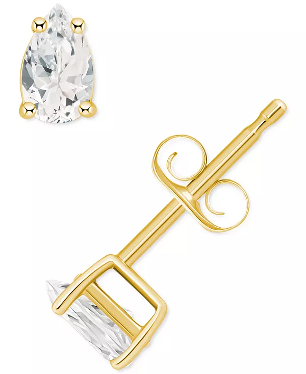 Серьги-Гвоздики с грушевидными белыми топазами (1/2 карата) из 14-каратного золота Macy'S, gold
Серьги-Гвоздики с грушевидными белыми топазами (1/2 карата) из 14-каратного золота Macy'S, gold