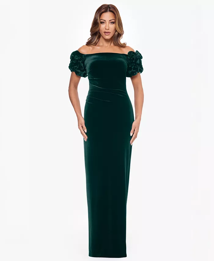 Женское миниатюрное платье макси без рукавов XSCAPE, зеленый
Женское миниатюрное платье макси без рукавов XSCAPE, зеленый