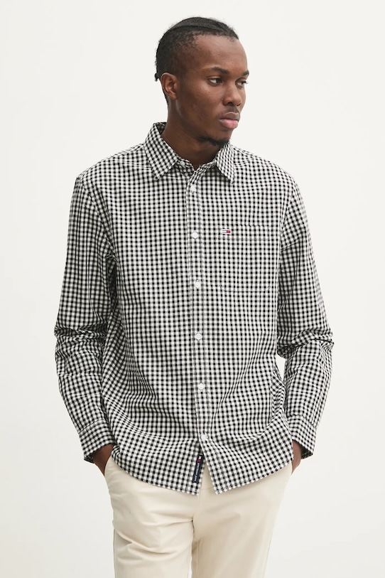 Хлопковая рубашка Tommy Jeans, черный
Хлопковая рубашка Tommy Jeans, черный