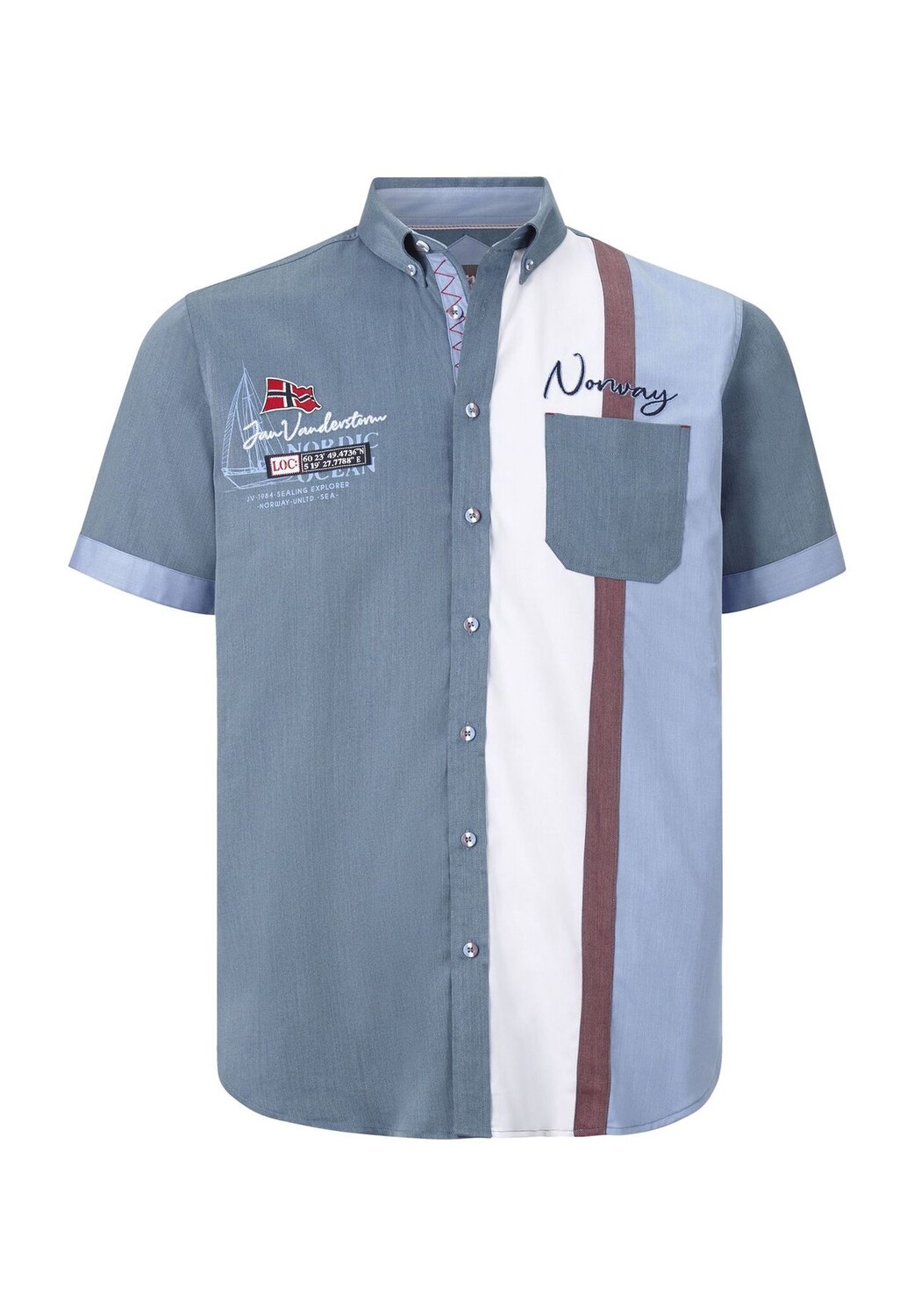 Рубашка с коротким рукавом THJORVEN JAN VANDERSTORM, темно-синий
Рубашка с коротким рукавом THJORVEN JAN VANDERSTORM, темно-синий