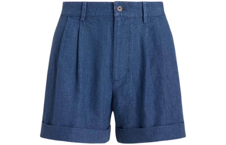 Складчатые шорты Mid rise Polo Ralph Lauren, синий
Складчатые шорты Mid rise Polo Ralph Lauren, синий