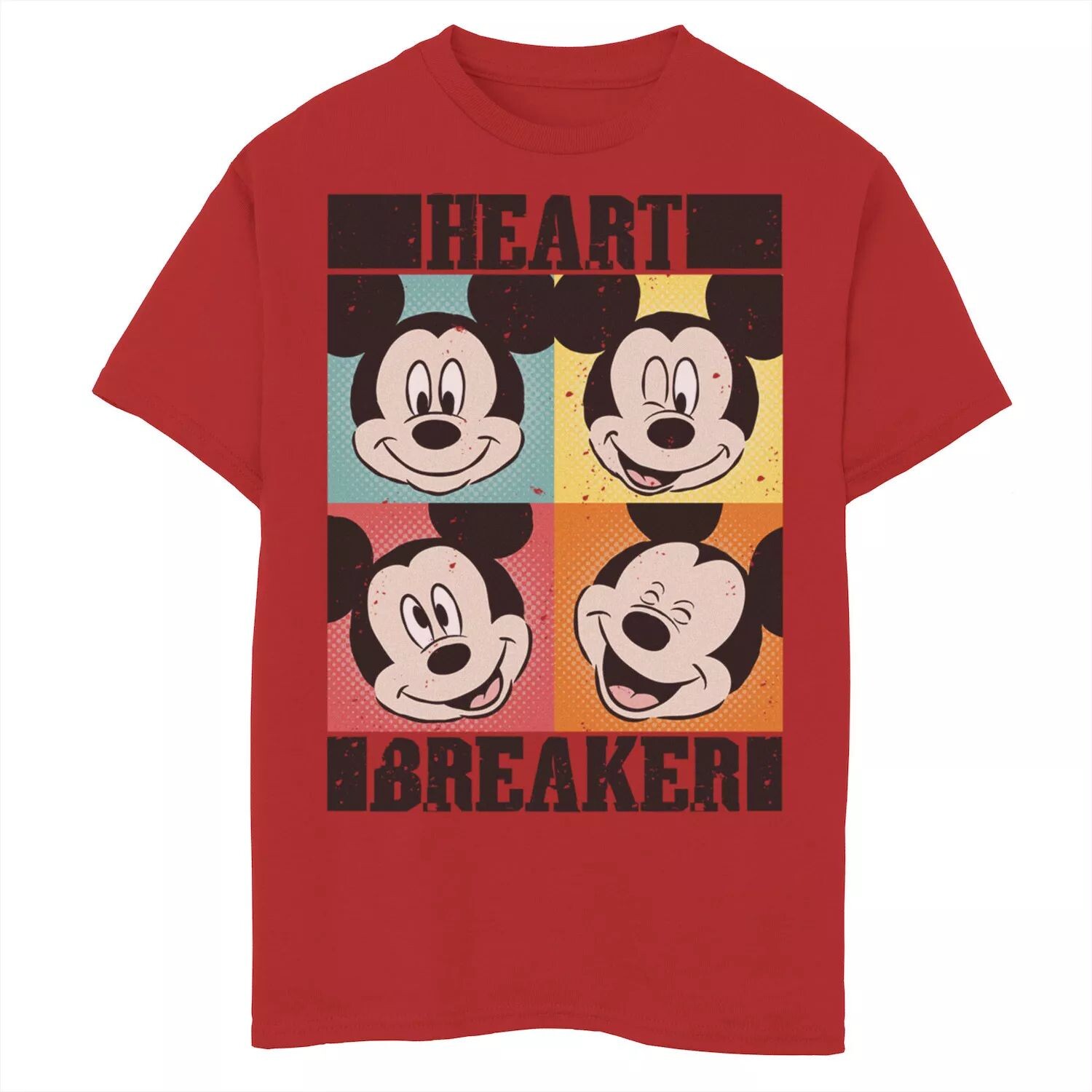 Футболка с графическим рисунком в стиле поп-арт для мальчиков 8–20 лет с Микки Маусом Disney's Heart Breaker Disney
Футболка с графическим рисунком в стиле поп-арт для мальчиков 8–20 лет с Микки Маусом Disney's Heart Breaker Disney