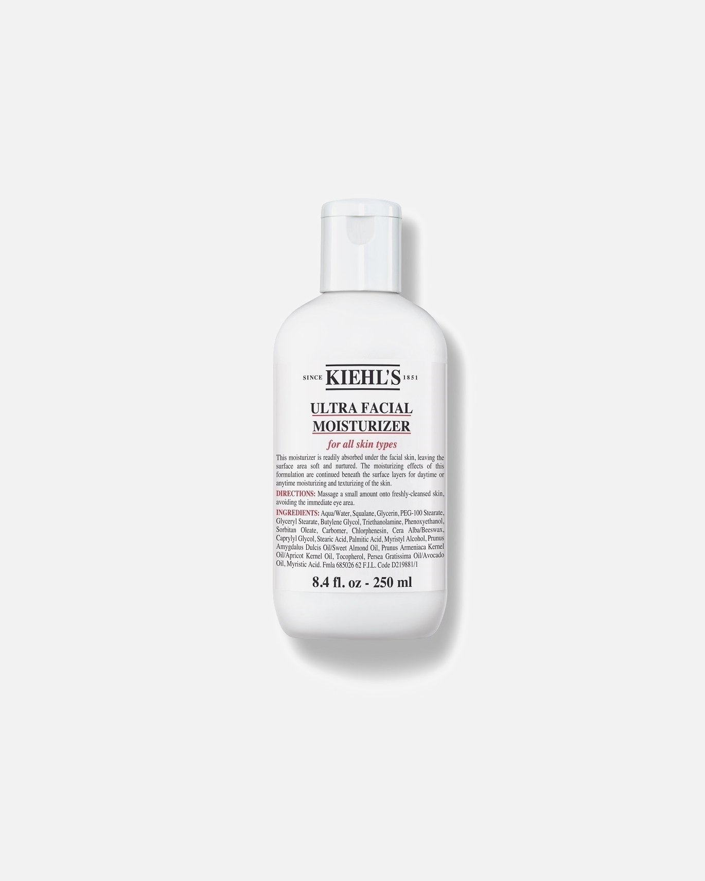 Дневной крем для лица Kiehls, 250 мл
Дневной крем для лица Kiehls, 250 мл