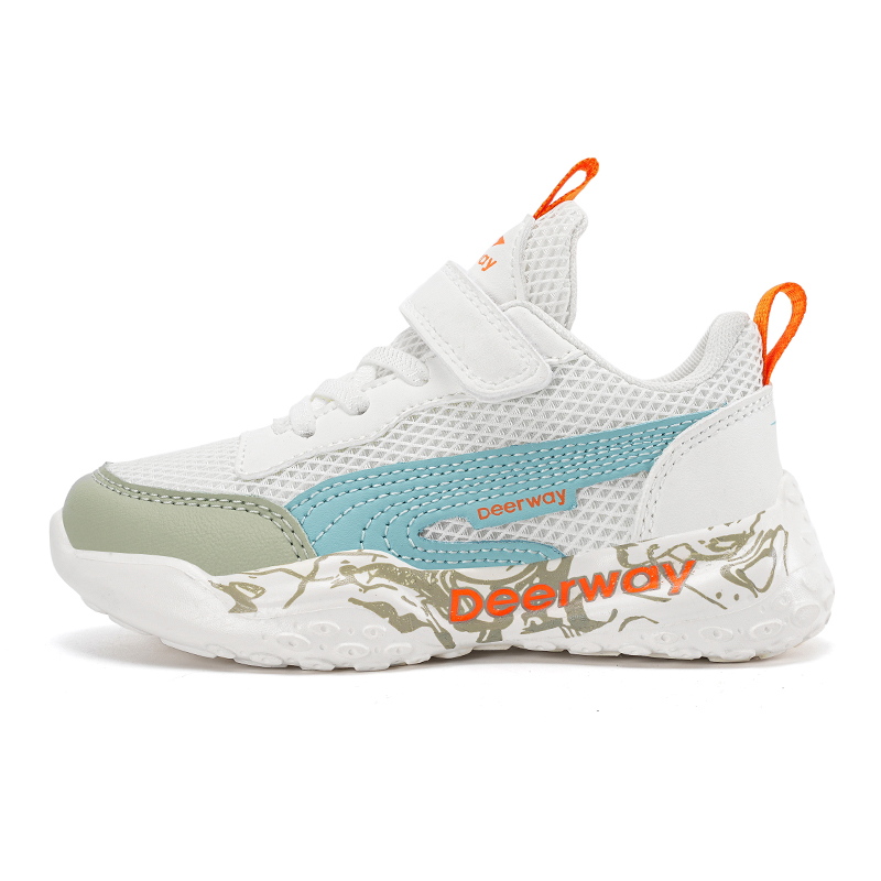 Кроссовки для бега для детей с противоскользящей амортизацией и дышащими свойствами, средней высоты. DEERWAY, бежевый/оранжевый
Кроссовки для бега для детей с противоскользящей амортизацией и дышащими свойствами, средней высоты. DEERWAY, бежевый/оранжевый