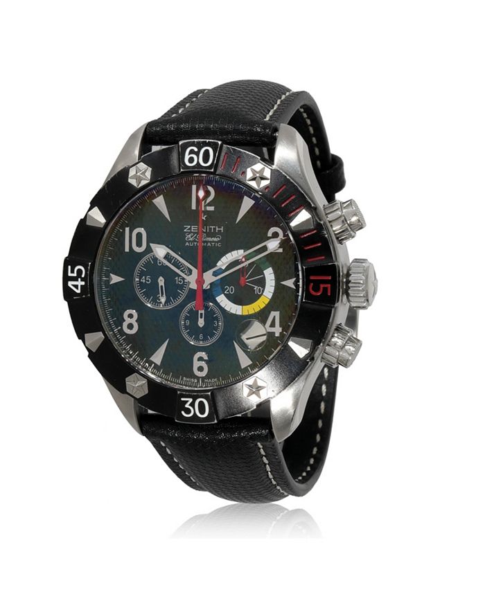 Часы из нержавеющей стали/PVD Defy El Primero 50.00 мм Pre-Owned Zenith, черный
Часы из нержавеющей стали/PVD Defy El Primero 50.00 мм Pre-Owned Zenith, черный