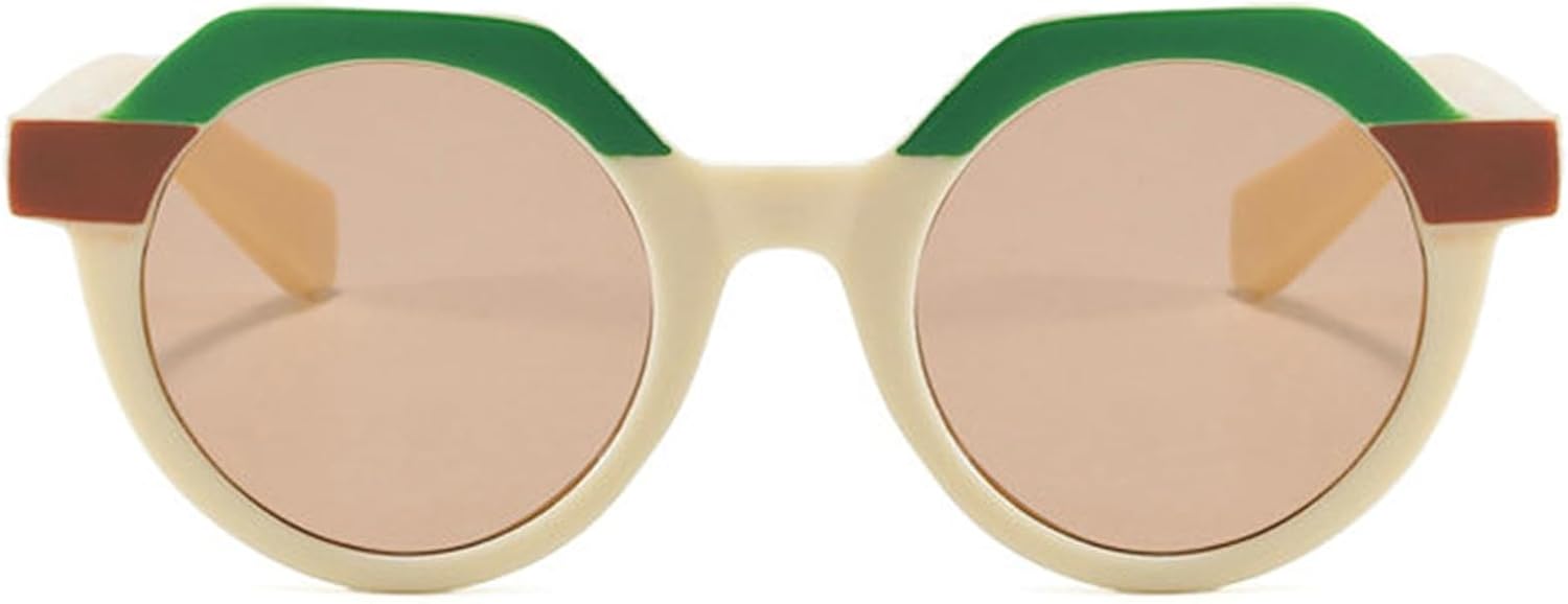 Willochra Модные круглые солнцезащитные очки для женщин в стиле ретро, конфетные оттенки, защита от УФ-излучения UV400. Мужские модные многоугольные солнцезащитные очки в стиле панк, C1
Willochra Модные круглые солнцезащитные очки для женщин в стиле ретро, конфетные оттенки, защита от УФ-излучения UV400. Мужские модные многоугольные солнцезащитные очки в стиле панк, C1