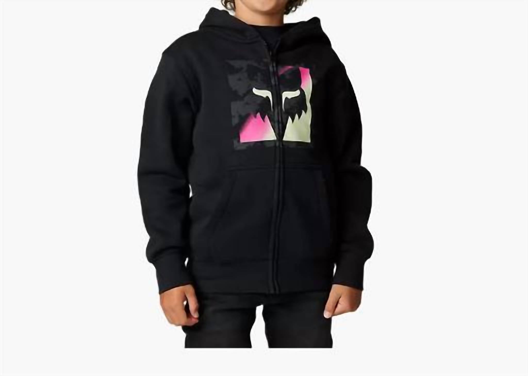 Черный худи с молнией Detonate для мальчиков Fox Racing
Черный худи с молнией Detonate для мальчиков Fox Racing