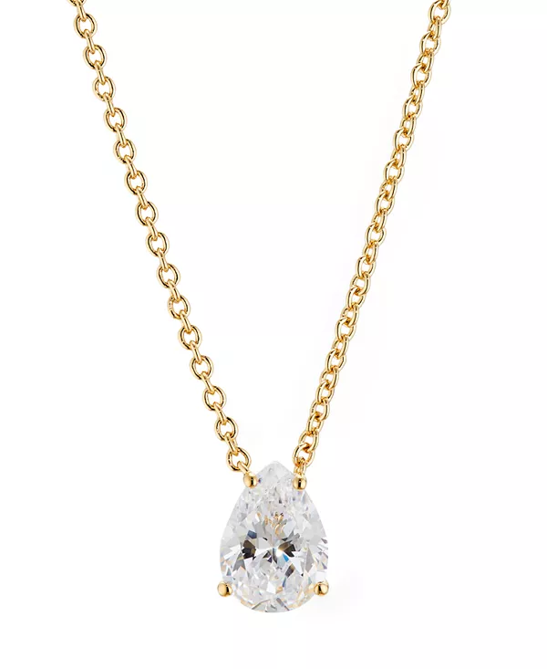 Ожерелье с кубическим цирконием в форме груши, 16 дюймов + 2 дюйма, создано для Macy's. Eliot Danori, gold
Ожерелье с кубическим цирконием в форме груши, 16 дюймов + 2 дюйма, создано для Macy's. Eliot Danori, gold