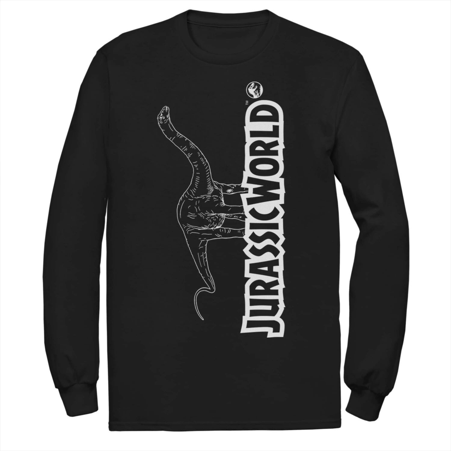 Мужская футболка с длинным вырезом и логотипом Jurassic World Dinosaur Title, черная Licensed Character, черный
Мужская футболка с длинным вырезом и логотипом Jurassic World Dinosaur Title, черная Licensed Character, черный