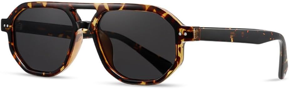 Солнцезащитные очки MUTYNE Retro с двойной перемычкой, многоугольные, женские, модные, с градиентным покрытием, защита от УФ-излучения UV400, мужские, с заклепками, Leopard Grey
Солнцезащитные очки MUTYNE Retro с двойной перемычкой, многоугольные, женские, модные, с градиентным покрытием, защита от УФ-излучения UV400, мужские, с заклепками, Leopard Grey