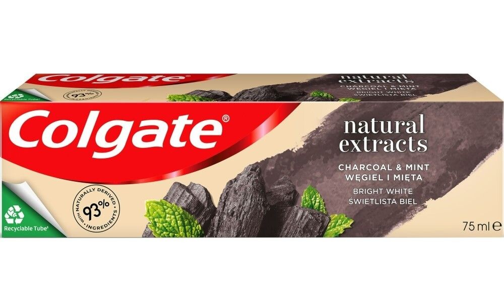 Colgate Natural Extracts Charcoal + White Зубная паста, 75 ml
Colgate Natural Extracts Charcoal + White Зубная паста, 75 ml
