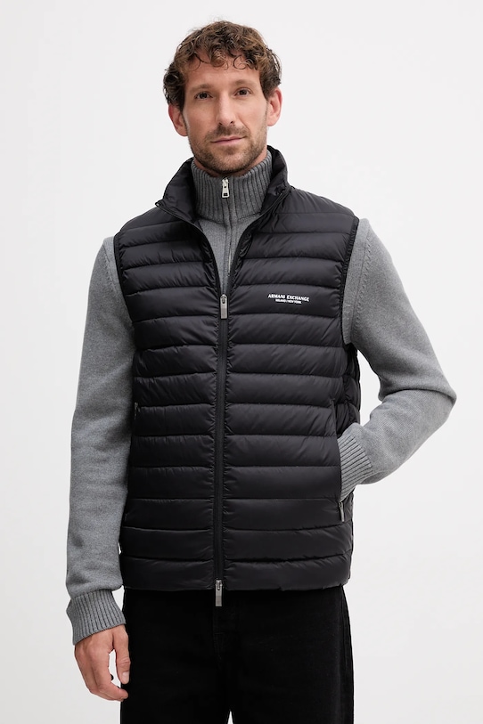 Пуховый жилет Armani Exchange, черный
Пуховый жилет Armani Exchange, черный
