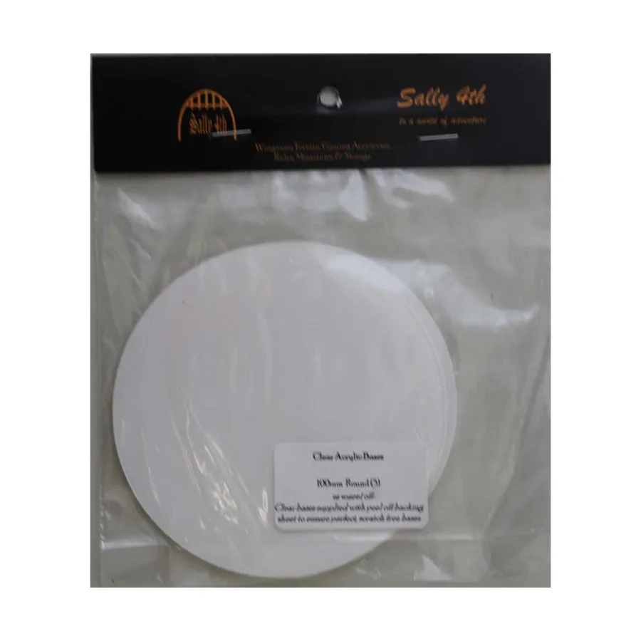 Круглое основание - 100 мм (3), Terra-Base Clear Acrylic Miniature Bases (Sally 4th)
Круглое основание - 100 мм (3), Terra-Base Clear Acrylic Miniature Bases (Sally 4th)