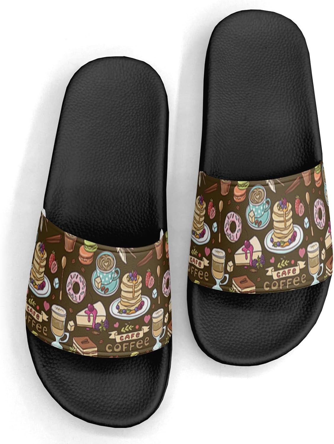 Сланцы-шлепанцы с ярким мультяшным дизайном пончика для женщин и мужчин, повседневные спортивные сандалии, сланцы для бассейна, душа, для дома и улицы Generic, Coffee Donut Cake Cream Flower
Сланцы-шлепанцы с ярким мультяшным дизайном пончика для женщин и мужчин, повседневные спортивные сандалии, сланцы для бассейна, душа, для дома и улицы Generic, Coffee Donut Cake Cream Flower