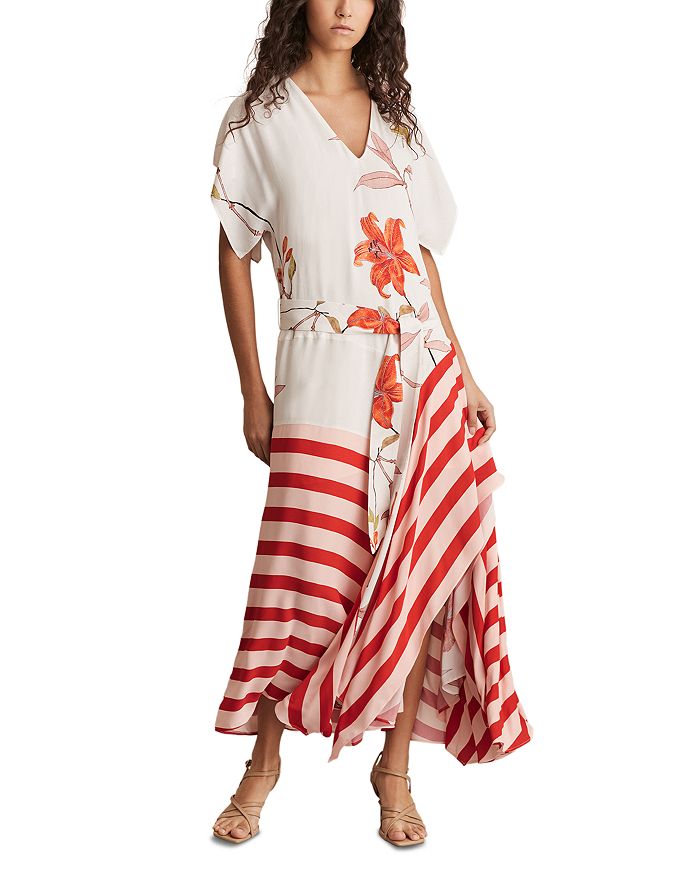 Платье с цветочным принтом в полоску REISS, слоновая кость/кремовый
Платье с цветочным принтом в полоску REISS, слоновая кость/кремовый