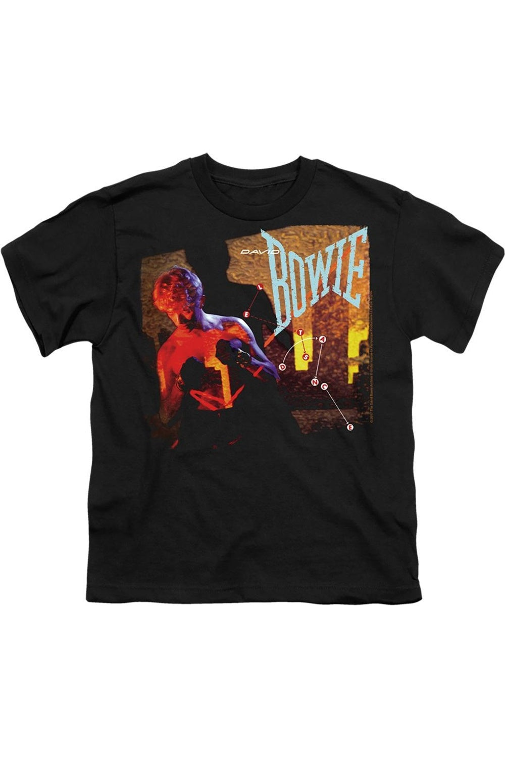 Футболка с коротким рукавом David Bowie Let's Dance для детей Gildan, черный
Футболка с коротким рукавом David Bowie Let's Dance для детей Gildan, черный
