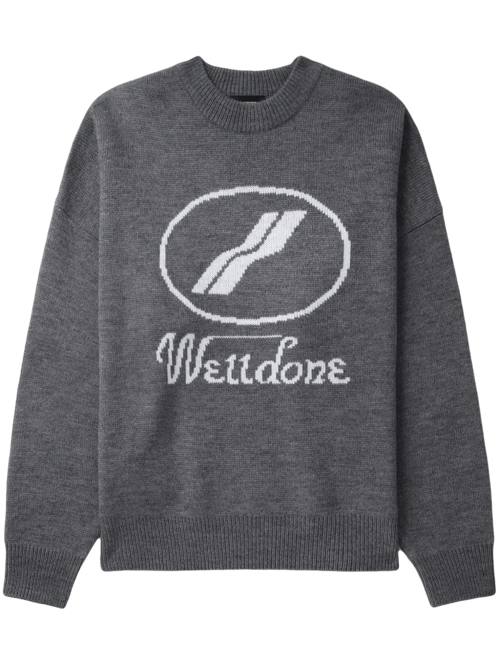 Джемпер с логотипом We11done, серый
Джемпер с логотипом We11done, серый