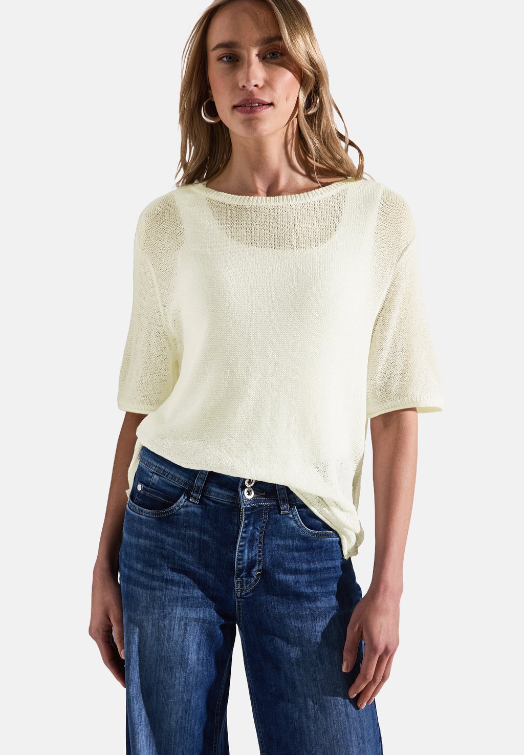 Базовая футболка Street One, кремовый
Базовая футболка Street One, кремовый