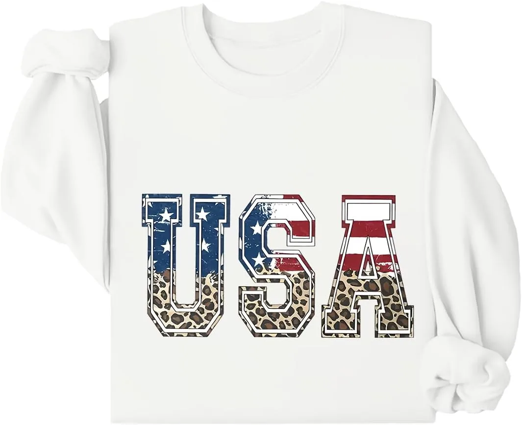 Свитшот USA Letters Leopard Print Graphic
Свитшот USA Letters Leopard Print Graphic