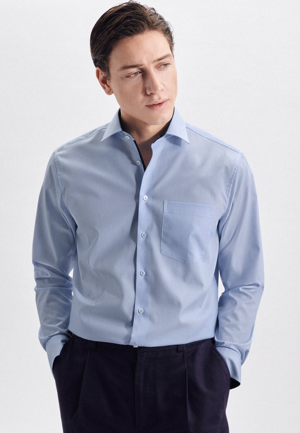 Рубашка REGULAR Seidensticker, светло-голубой
Рубашка REGULAR Seidensticker, светло-голубой