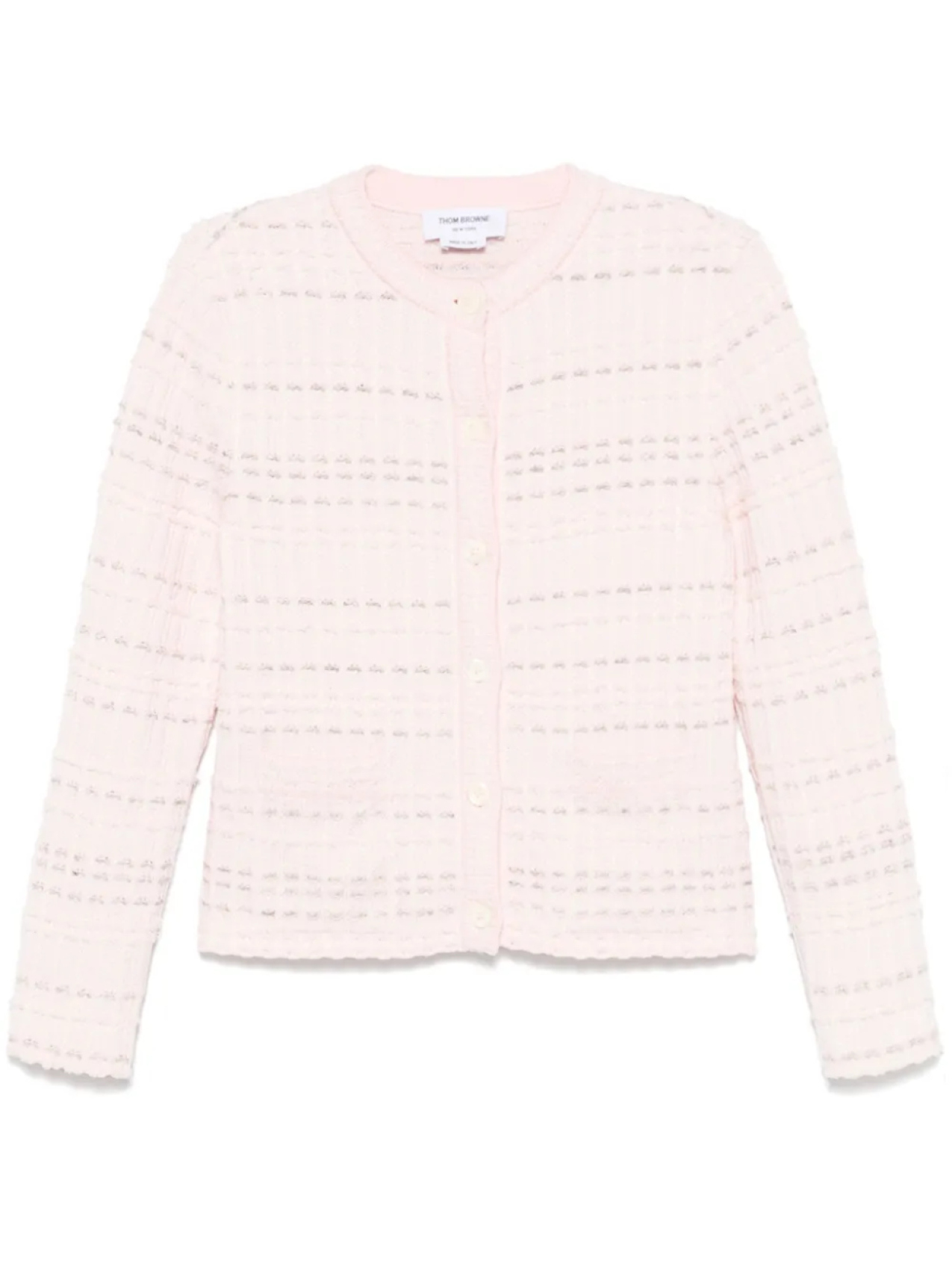 Thom Browne кардиган из сирсакера, розовый
Thom Browne кардиган из сирсакера, розовый