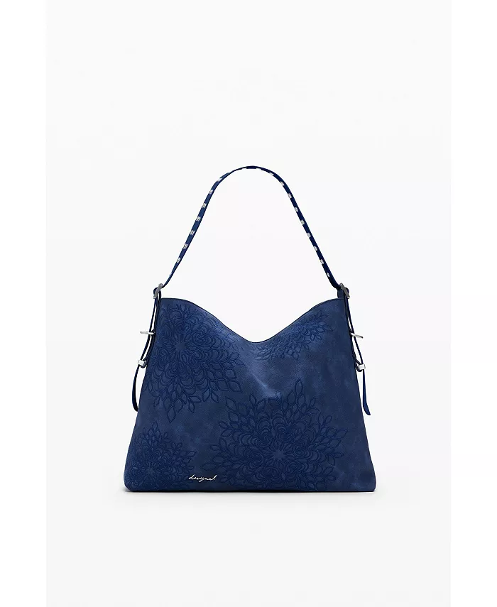 Женская сумка через плечо среднего размера с тиснением мандалы Desigual, синий
Женская сумка через плечо среднего размера с тиснением мандалы Desigual, синий