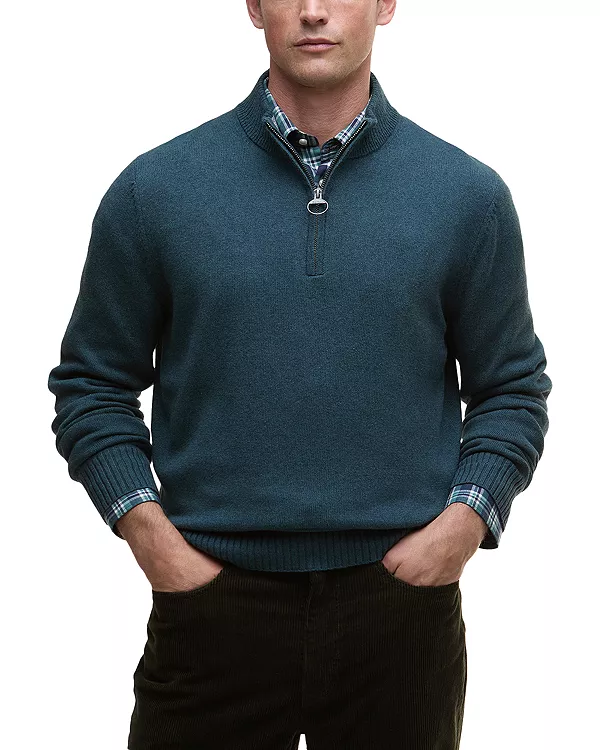 Вязаный свитер Kelson с половинной молнией Barbour, зеленый
Вязаный свитер Kelson с половинной молнией Barbour, зеленый