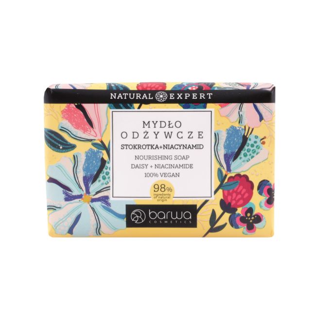 Питательное мыло для тела «Ромашка + ниацинамид» Barwa, 90 гр
Питательное мыло для тела «Ромашка + ниацинамид» Barwa, 90 гр