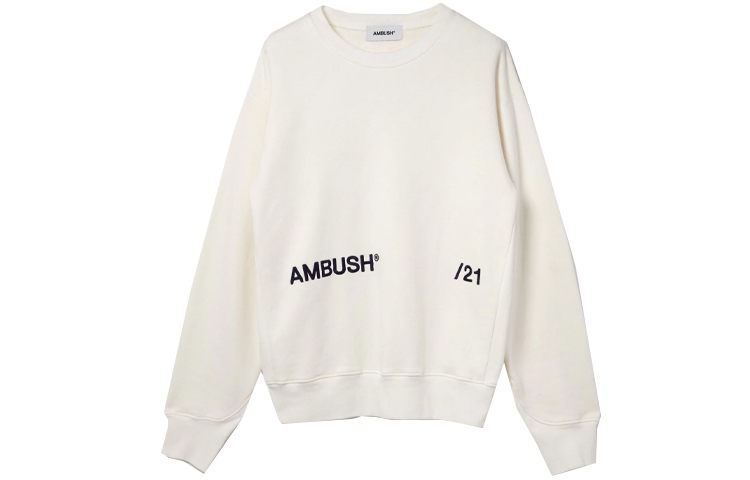 Свитшот из хлопка с принтом логотипа AMBUSH, белый
Свитшот из хлопка с принтом логотипа AMBUSH, белый