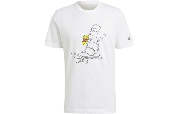 Футболка Simpsons X Мужская белая Adidas Originals, белый 
Футболка Simpsons X Мужская белая Adidas Originals, белый