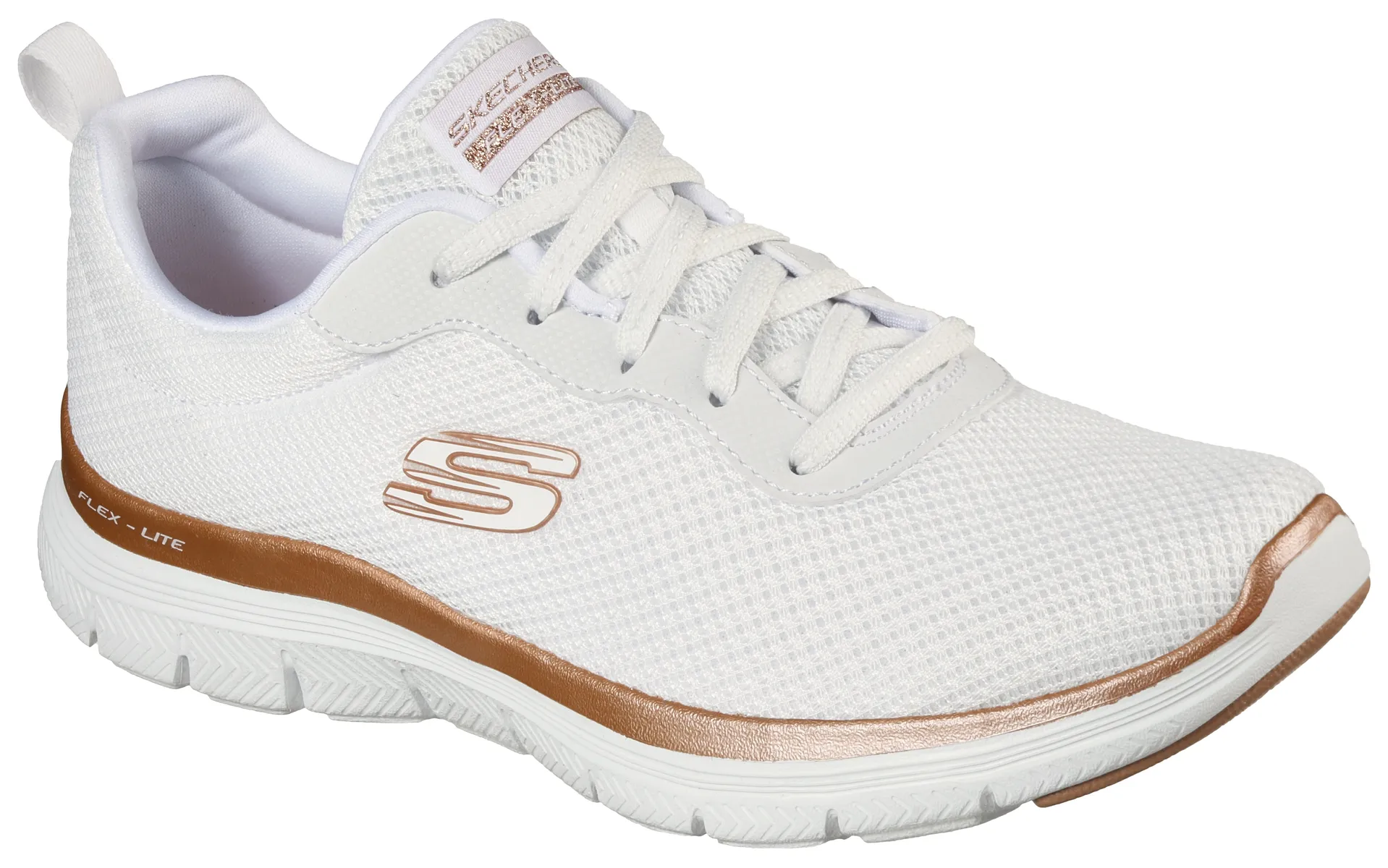 Кроссовки Skechers "FLEX APPEAL 4.0 BRILLINAT VIEW", с пеной с эффектом памяти с воздушным охлаждением, повседневная обувь, полуботинки, туфли на шнуровке, цвет Weiß-Roségoldfarben
Кроссовки Skechers "FLEX APPEAL 4.0 BRILLINAT VIEW", с пеной с эффектом памяти с воздушным охлаждением, повседневная обувь, полуботинки, туфли на шнуровке, цвет Weiß-Roségoldfarben