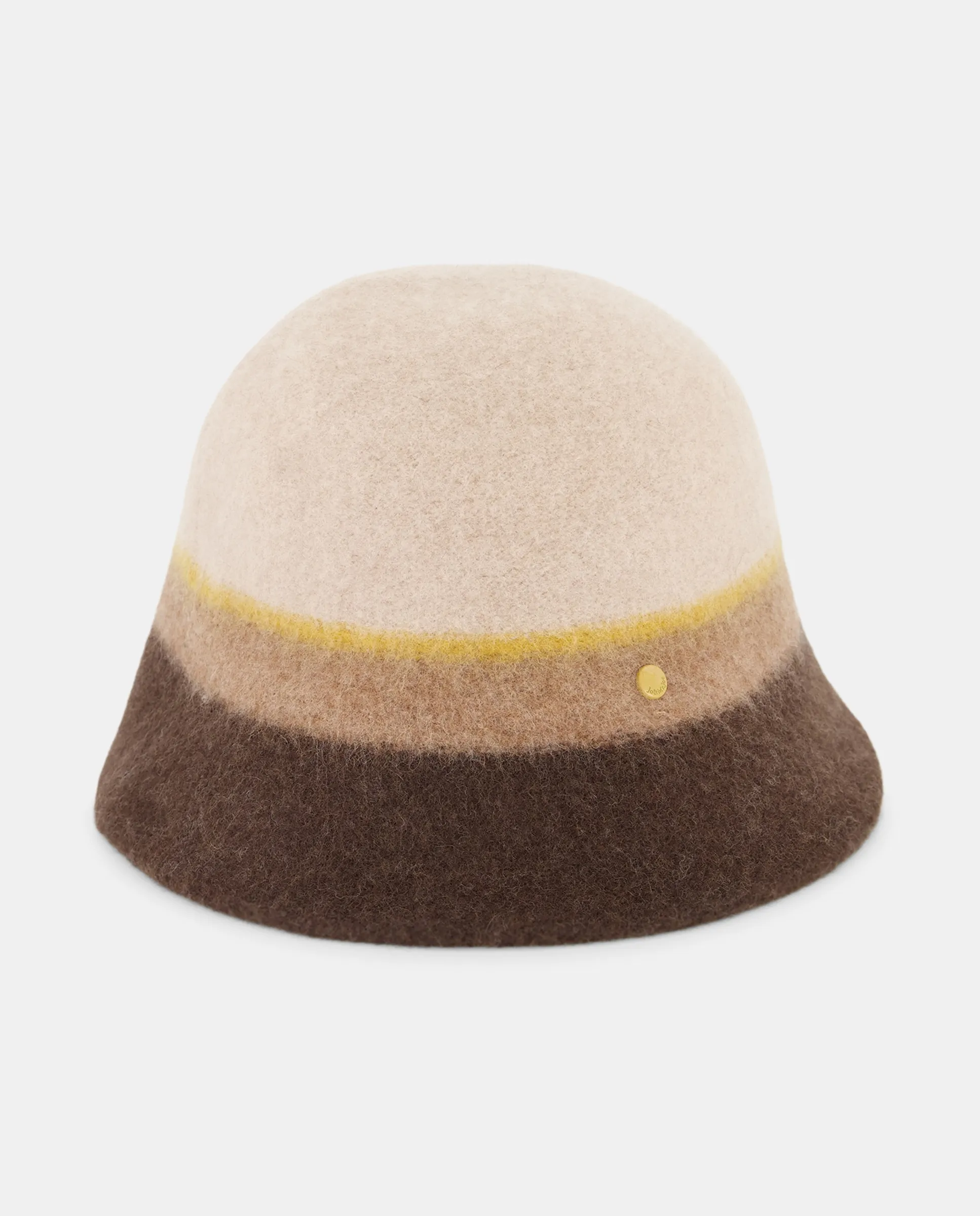 Полосатая шапка с контрастной отделкой Jo & Mr. Joe, песочный
Полосатая шапка с контрастной отделкой Jo & Mr. Joe, песочный