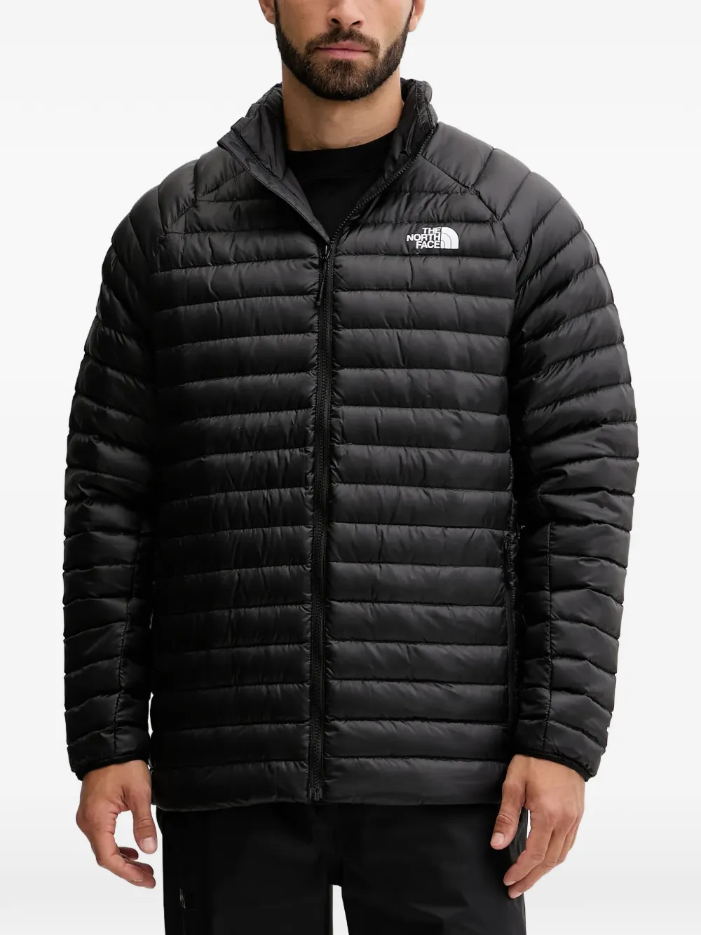 Стеганая лыжная куртка с логотипом The North Face, черный
Стеганая лыжная куртка с логотипом The North Face, черный