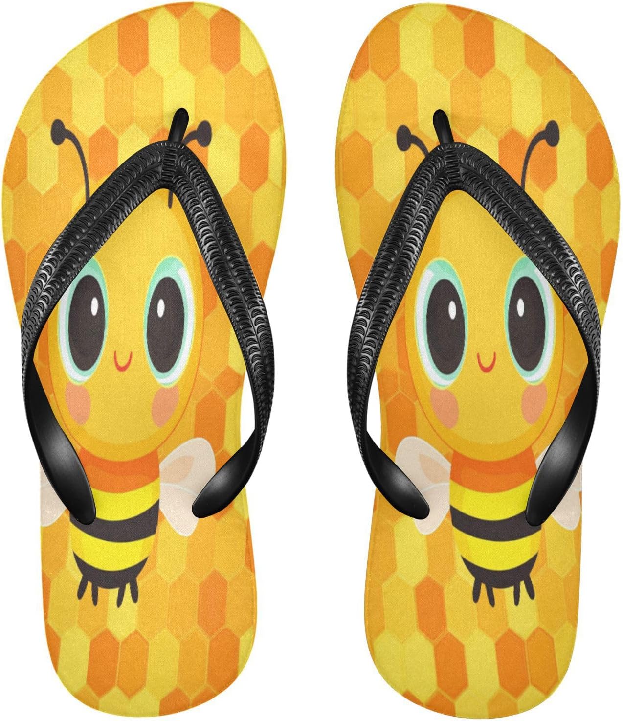 Милые желтые шлепанцы с пчелкой, пляжные шлепки, резиновые нескользящие летние тапочки для прогулок для женщин и мужчин Sinestour
Милые желтые шлепанцы с пчелкой, пляжные шлепки, резиновые нескользящие летние тапочки для прогулок для женщин и мужчин Sinestour