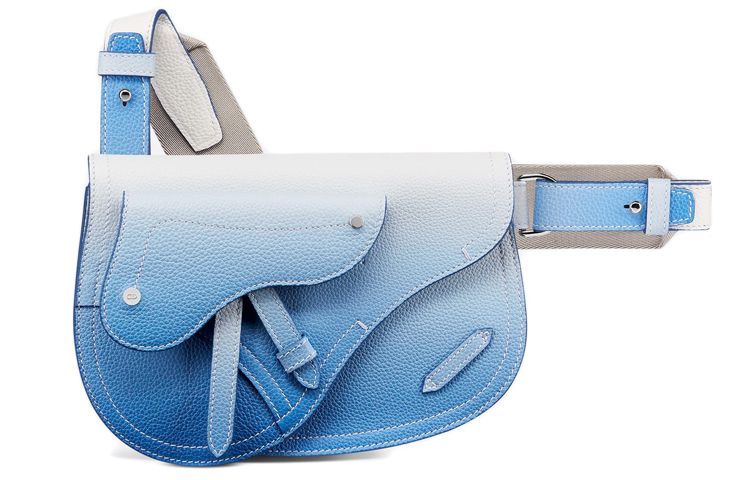 DIOR Кожаная седельная сумка через плечо кроссбоди клатч мужская синяя
DIOR Кожаная седельная сумка через плечо кроссбоди клатч мужская синяя