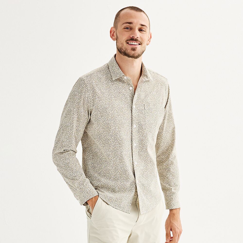 Мужская рубашка на пуговицах с длинным рукавом FLX Performance незаправленного кроя, белый
Мужская рубашка на пуговицах с длинным рукавом FLX Performance незаправленного кроя, белый