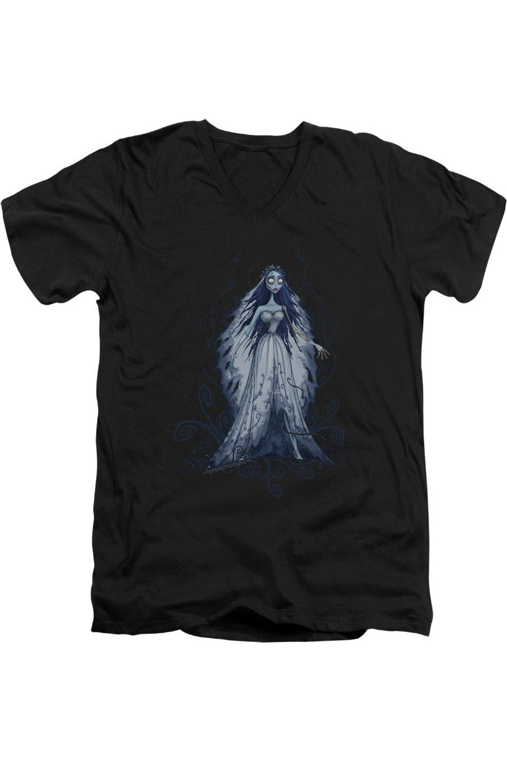 Футболка из хлопка премиум-класса с коротким рукавом и V-образным вырезом для взрослых «Труп невесты» Vines Gildan, черный
Футболка из хлопка премиум-класса с коротким рукавом и V-образным вырезом для взрослых «Труп невесты» Vines Gildan, черный