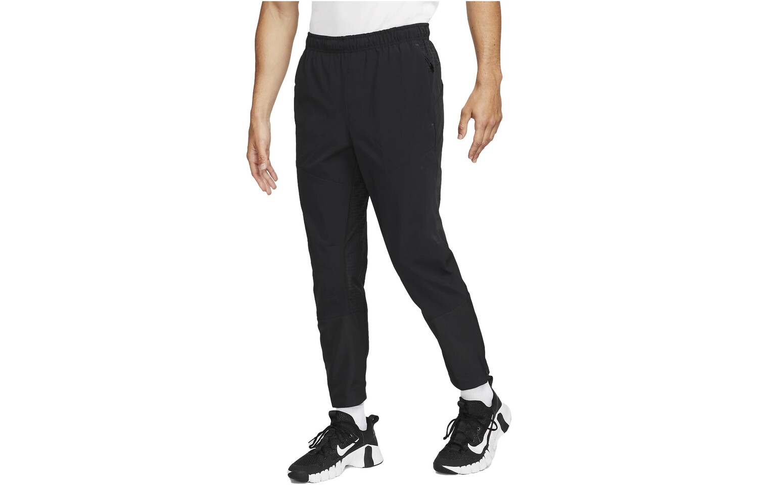Трикотажные спортивные штаны мужские черные Nike, черный 
Трикотажные спортивные штаны мужские черные Nike, черный