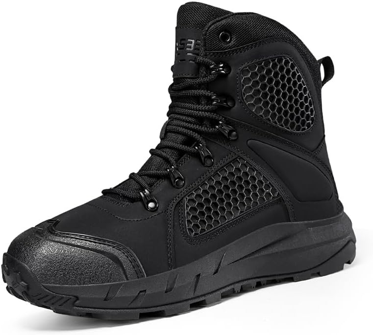 Мужские тактические ботинки 20 см, легкие ботинки, военные ботинки с боковой молнией, джунглевые ботинки, боевые, пустынные ботинки, туристические ботинки Senlongbao, черный
Мужские тактические ботинки 20 см, легкие ботинки, военные ботинки с боковой молнией, джунглевые ботинки, боевые, пустынные ботинки, туристические ботинки Senlongbao, черный