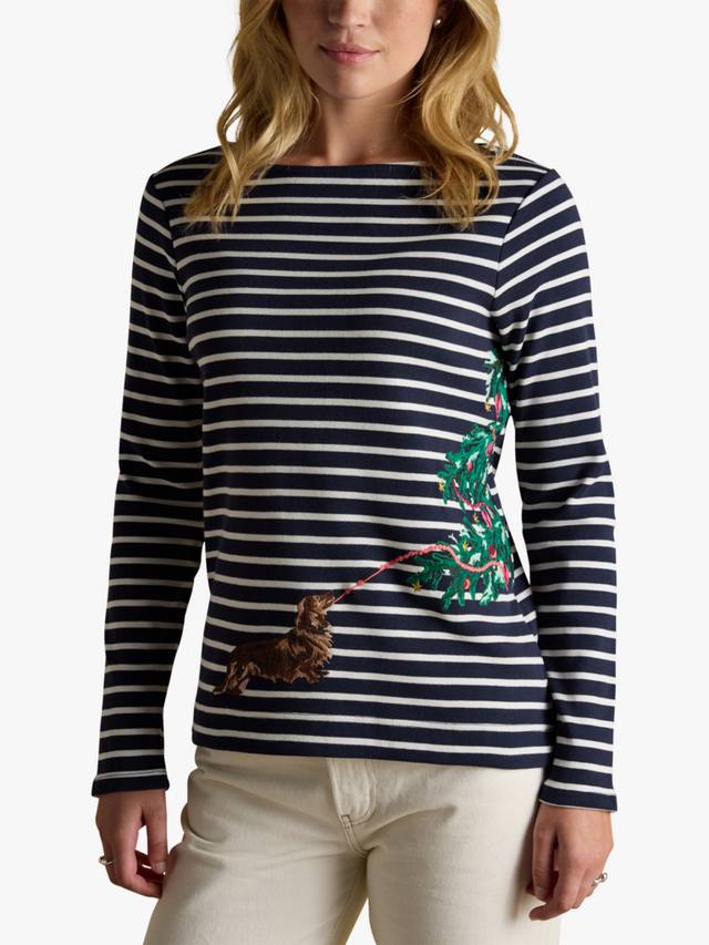 Рождественский топ Harbour в полоску Breton Joules, Navy/Multi
Рождественский топ Harbour в полоску Breton Joules, Navy/Multi