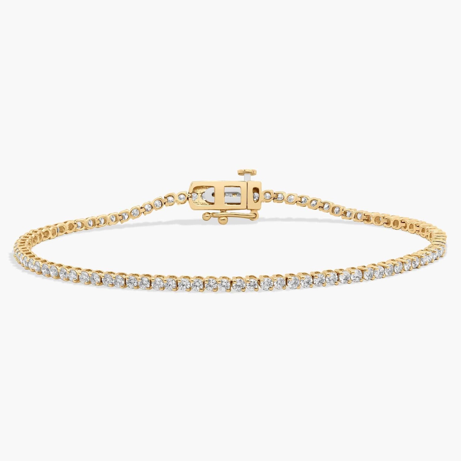 Теннисный браслет с двумя зубцами из выращенного в лаборатории бриллианта 7 дюймов из 14-каратного желтого золота (2 карата Tw. - FG / VS2-SI1) Blue Nile
Теннисный браслет с двумя зубцами из выращенного в лаборатории бриллианта 7 дюймов из 14-каратного желтого золота (2 карата Tw. - FG / VS2-SI1) Blue Nile