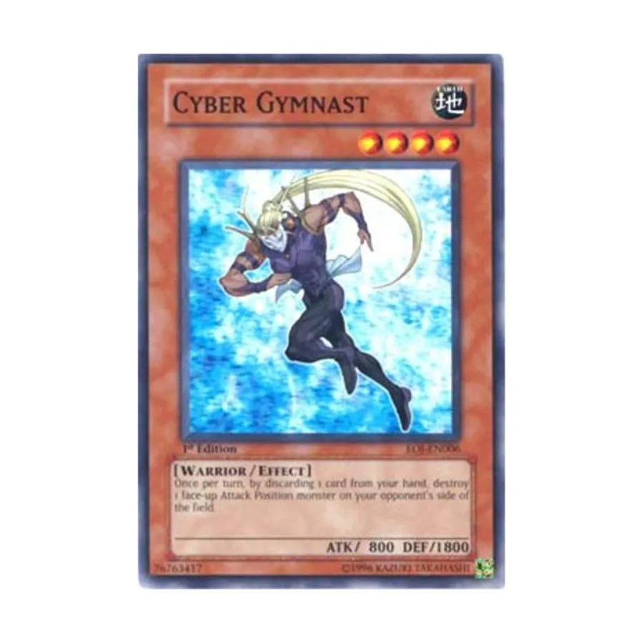 CCG Кибер-гимнастка (обычная), Yu-Gi-Oh - Enemy of Justice - Singles
CCG Кибер-гимнастка (обычная), Yu-Gi-Oh - Enemy of Justice - Singles